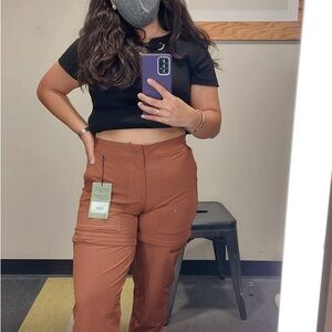 REI Co-Op Sahara Guide Convertible Pants in Brown, Women’s Size M